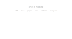 Desktop Screenshot of chelemckee.com