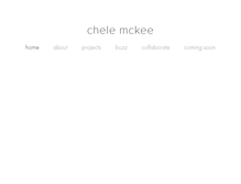 Tablet Screenshot of chelemckee.com